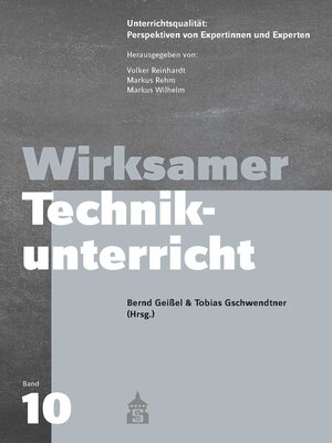 cover image of Wirksamer Technikunterricht